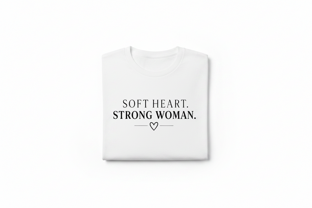 Soft heart, strong woman T Shirt