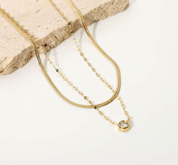 DAINTY DOUBLE LAYERED CHAIN