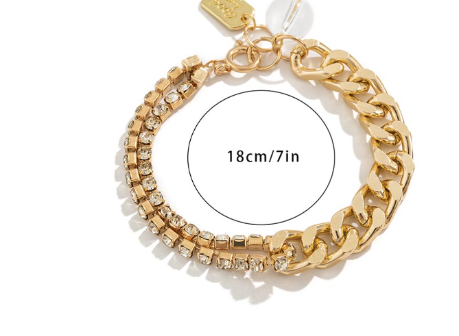 THAT CUTE RHINESTONE BRACELETSHE'S