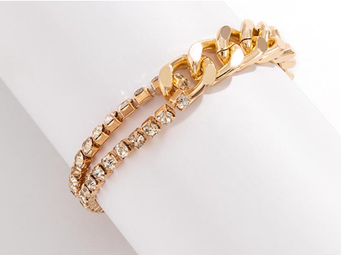 THAT CUTE RHINESTONE BRACELETSHE'S