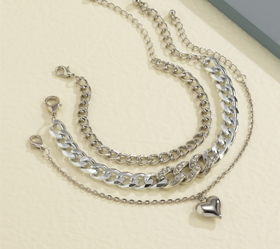 JUST BLING ME RHINESTONE BRACELET SET