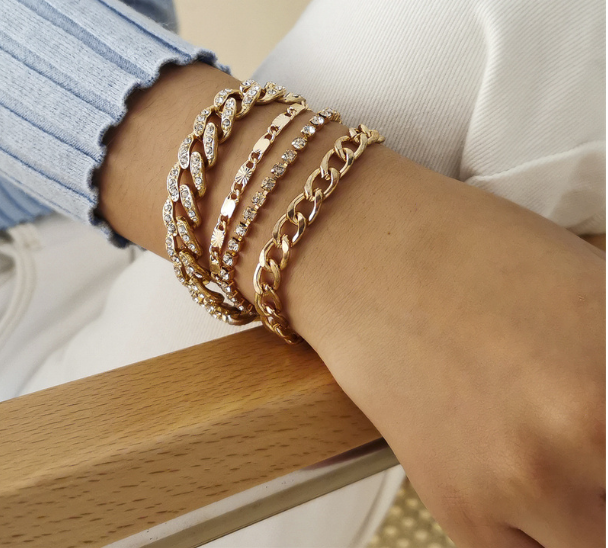 4 Piece Sparkle Bracelet