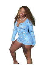 Load image into Gallery viewer, NITE TYME TEDDY ROMPER
