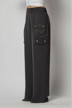 Load image into Gallery viewer, 2 COLORS | Satin Cargo Pocket Wide Leg Pants
