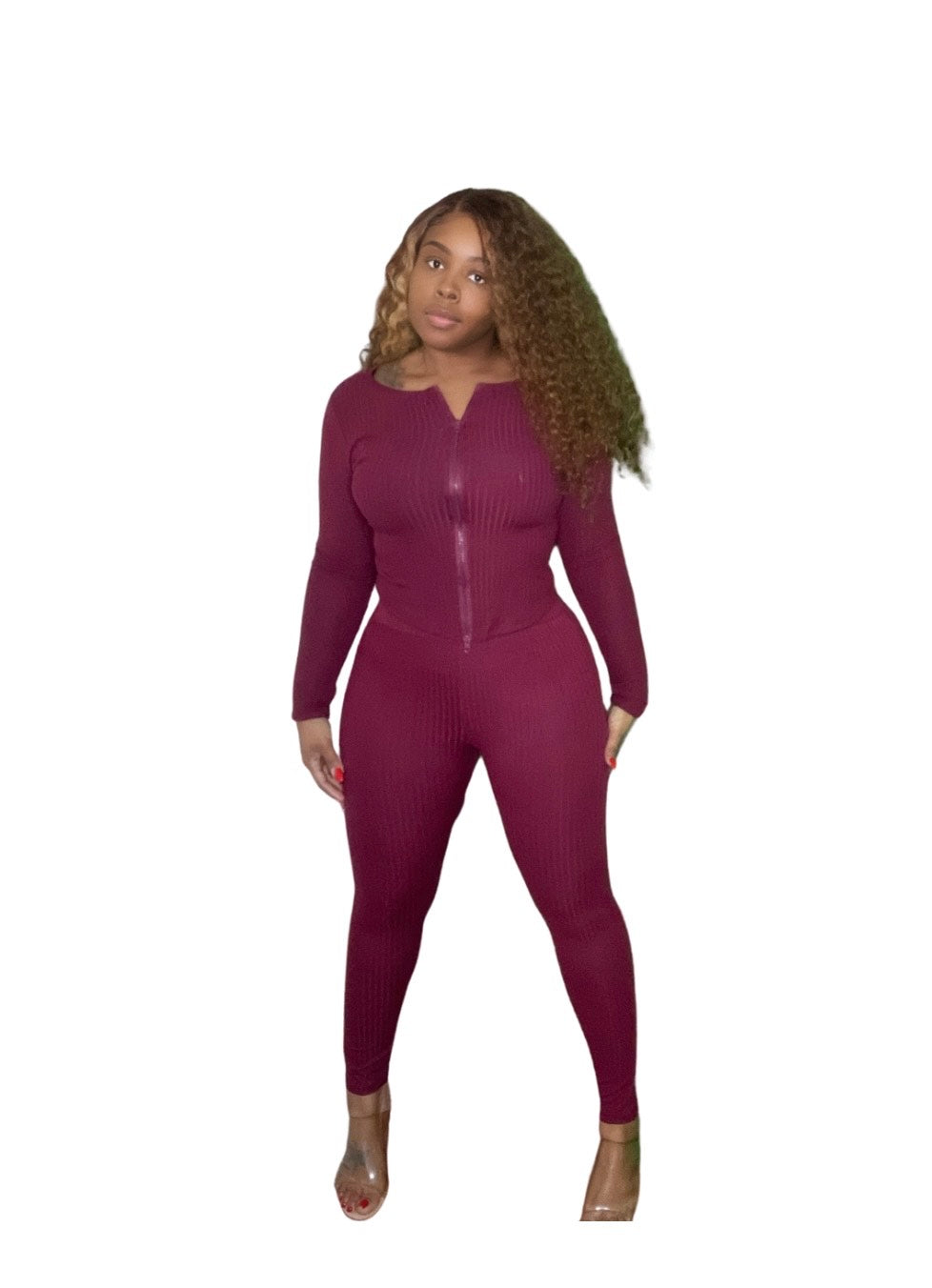 I'MMA JUST CHILL 2 PIECE LEGGING SET | 2 COLORS
